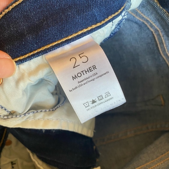 Mother Denim Women’s The Weekender Flare Jeans in Sweet Lime Size 25 - Picture 9 of 11